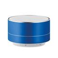 Altavoz de aluminio con micrófono y luz ambiental Azul Royal