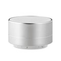 Altavoz de aluminio con micrófono y luz ambiental Plata Mate