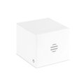 Altavoz de aluminio con micrófono y luz ambiental
