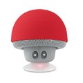 Altavoz bluetooth en forma de seta con ventosa Rojo