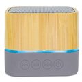 Altavoz BT Bambú Resistente al Agua