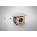 Altavoz Cargador Bambú 5.0 Inalámbrico