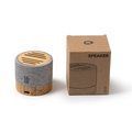 Altavoz inalámbrico 3W con bambú y tejido RPET