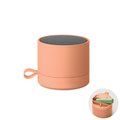 Altavoz inalámbrico 3W metal acabado goma Naranja