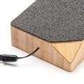 Altavoz inalámbrico de bambú con carga solar