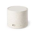Altavoz bluetooth inalámbrico circular en caña de trigo Natu