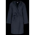 Albornoz con capucha algodón orgánico Navy Xxl/3Xl