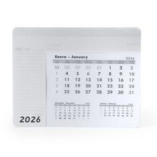Alfombrilla de ratón con calendario Blanco Talla Única Adulto