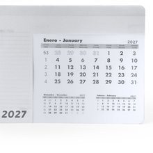 Alfombrilla de ratón con calendario Blanco