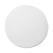 Alfombrilla redonda con base antideslizante Blanco Talla Única Adulto