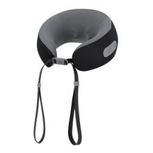 Almohada de viaje con masajeador de cuello Neg