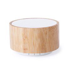 Altavoz bluetooth compacto con cuerpo ecológico en bambú Altavoz bluetooth compacto con cuerpo ecológico en bambú 1
