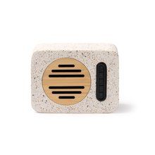 Altavoz inalámbrico en piedra/bambú con BT Crudo
