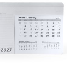 Alfombrilla de ratón con calendario Blanco