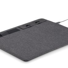 Alfombrilla RPET Cargador 15W con Soporte Gris Piedra