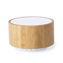Altavoz bluetooth compacto con cuerpo ecológico en bambú Altavoz bluetooth compacto con cuerpo ecológico en bambú 1
