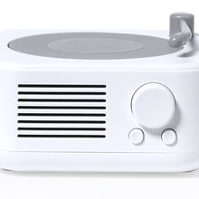 Altavoz forma de tocadiscos Bluetooth compacto 5W Bla