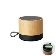 Altavoz inalámbrico 3W con carcasa de bambú Madera