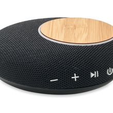 Altavoz Inalámbrico con Bambú Negro