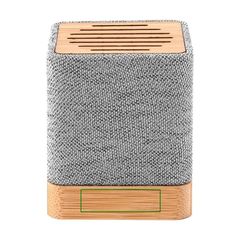 Altavoz Bambú Bluetooth 5.0 3W y RPET | Frontal abajo | 35 x 10