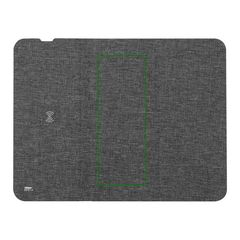 Alfombrilla RPET Plegable con Cargador 10W | Frontal | 60 x 160