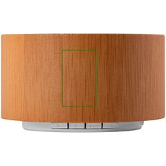 Altavoz Bambú Bluetooth USB 3W | Frontal | 15 x 25