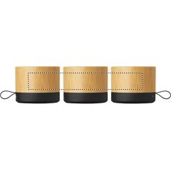 Altavoz inalámbrico 3W con carcasa de bambú | Circunferencia | 150 x 22