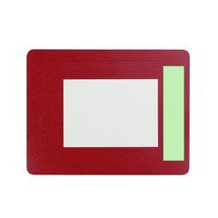 Alfombrilla de ratón personalizada y portafotos | En la parte derecha | 30 x 120