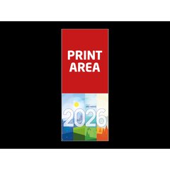 Almanaque Postal Personalizado con Imán | Zona superior centro | 104 x 144