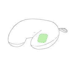 Almohadilla con relleno para el cuello | Lado derecho | 50 x 50