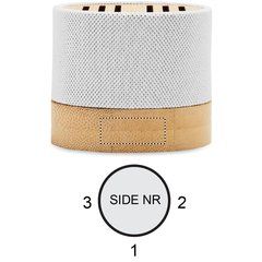 Altavoz 3h RPET y Bambú con Ranura SD | Lado 2 | 25 x 10