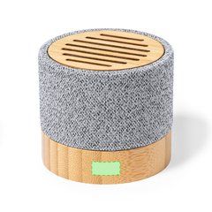Altavoz 3W en RPET con Bambú | Centrado Parte Inferior | 16 x 8