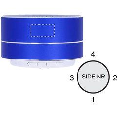 Altavoz de aluminio con micrófono y luz ambiental | SIDE 1 UPPER | 20 x 10