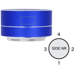Altavoz de aluminio con micrófono y luz ambiental | SIDE 4 UPPER | 20 x 10