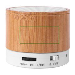 Altavoz Bambú Bluetooth 5.0 | Frontal | 35 x 15