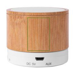 Altavoz Bambú Bluetooth 5.0 | Lateral izquierdo | 20 x 30