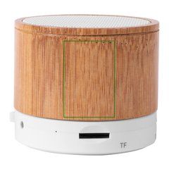 Altavoz Bambú Bluetooth 5.0 | Trasera | 20 x 30