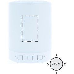 Altavoz bluetooth 6 colores táctil 2000 mAh | Lado 1 | 30 x 50