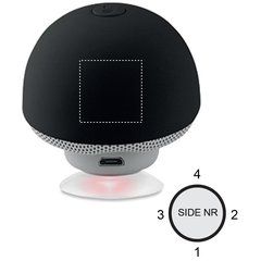 Altavoz bluetooth en forma de seta con ventosa | Lado 4 | 20 x 20