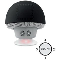 Altavoz bluetooth en forma de seta con ventosa | Lado 1 | 20 x 20