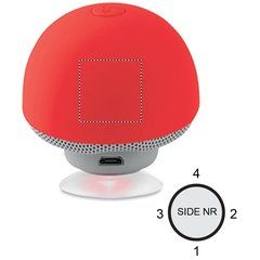 Altavoz bluetooth en forma de seta con ventosa | Lado 4 | 20 x 20