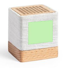 Altavoz Bluetooth® 5.0 de Cáñamo | Parte 1 Lateral 1 | 35 x 30
