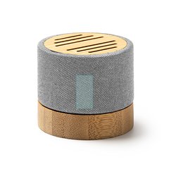 Altavoz inalámbrico 3W con bambú y tejido RPET | ZONA1 | 40 x 7