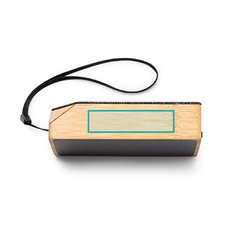 Altavoz inalámbrico de bambú con carga solar | ZONA2 | 60 x 15