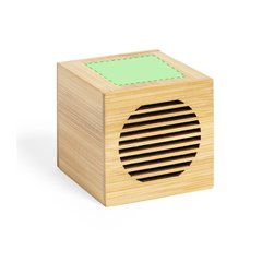 Altavoz Inalámbrico Eco de Bambú | Cara superior | 40 x 40