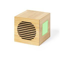 Altavoz Inalámbrico Eco de Bambú | En el lateral A | 30 x 30