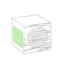 Altavoz Inalámbrico Eco de Bambú | En el lateral B | 40 x 40