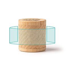 Altavoz inalámbrico de fibras naturales | ZONA1 | 35 x 170