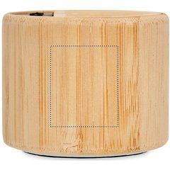 Altavoz LED Bambú 3W 4h | Lado 2 | 25 x 30
