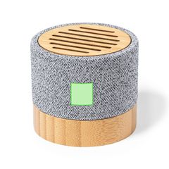 Altavoz 3W en RPET con Bambú | Centrado | 20 x 20